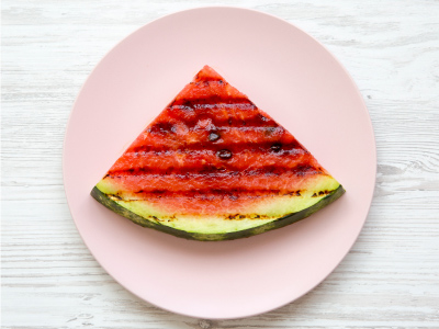 Grilled watermelon